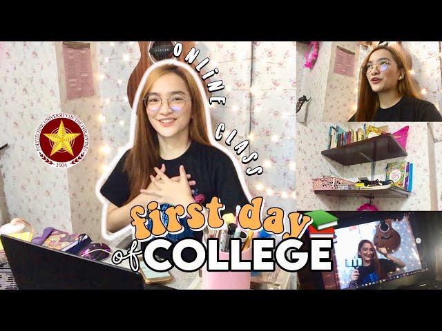 FIRST DAY OF COLLEGE (ONLINE CLASSES 2020)  *pup freshman* | DENAYS ANN