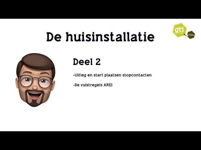 HUISINSTALLATIE DEEL 2 SITUATIESCHEMA STOPCONTACTEN