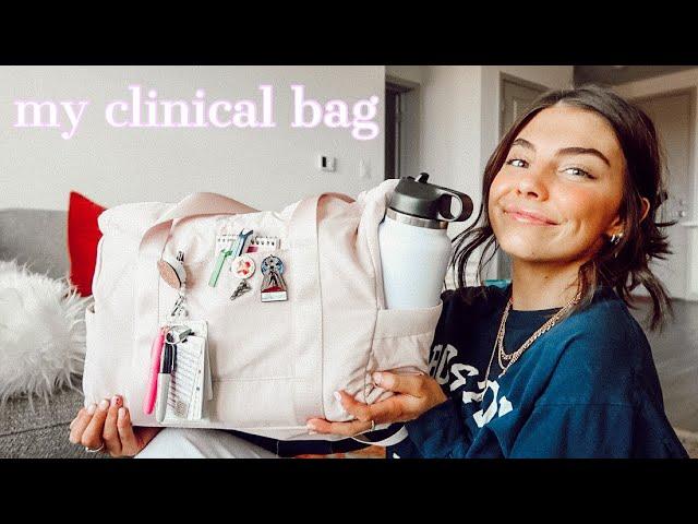 what's in my clinical bag for OB rotation!