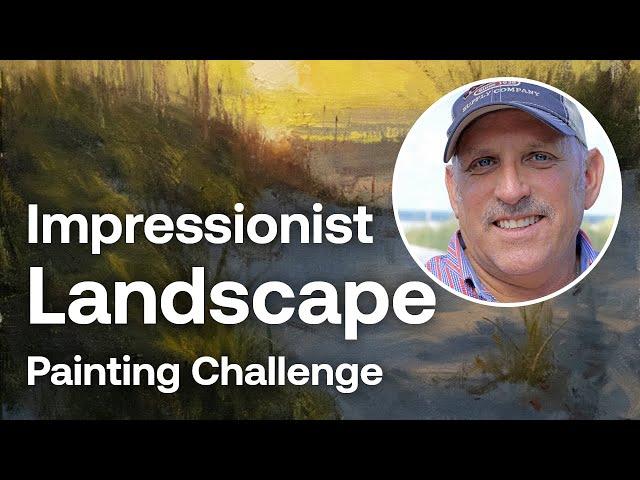 How to paint an impressionist landscape with Robert J. Simone | Mastrius Painting Challenge