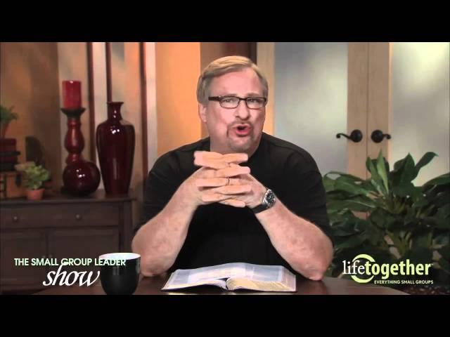 Biblical Basis of Small Groups Rick Warren