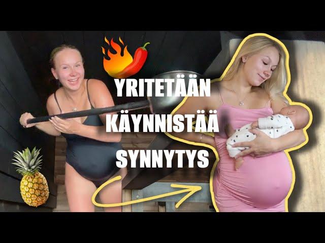 SYNNYTYS KÄYNTIIN | yritetään käynnistää synnytys