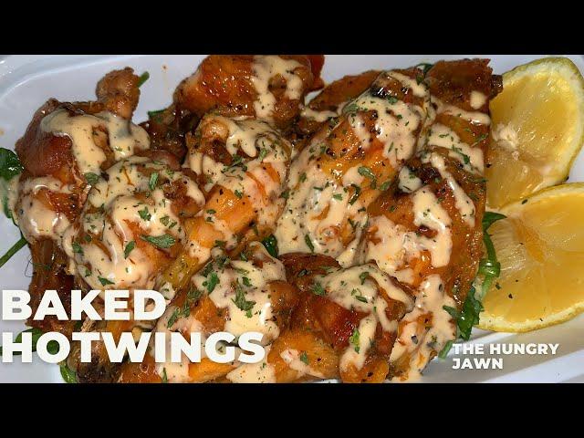 Baked Hot Wings | The Hungry Jawn