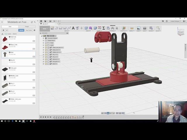 Modelado en Fusion 360 Tipos de uniones en Ensambles