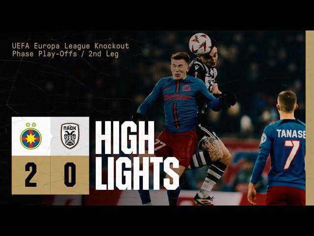 Τα στιγμιότυπα του FCSB-ΠΑΟΚ - PAOK TV