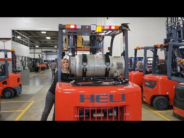 FOR SALE - *NEW* 10,000 lb Capacity Cushion Forklift - loaded with features - ID#: E009642