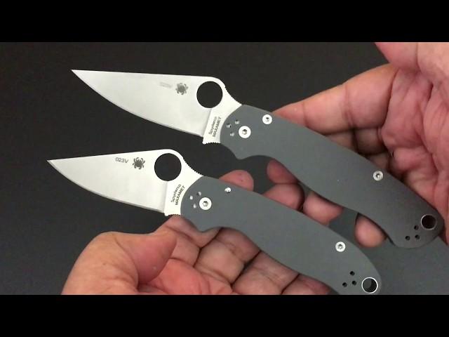 Spyderco Para 3 Maxamet!  New!  The Knife of the Day!
