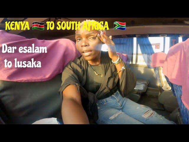 100 Hours on road. Taking a shower by the Bus DaR ES SALAAM - LUSAKA Zambia   ||  Road Trip