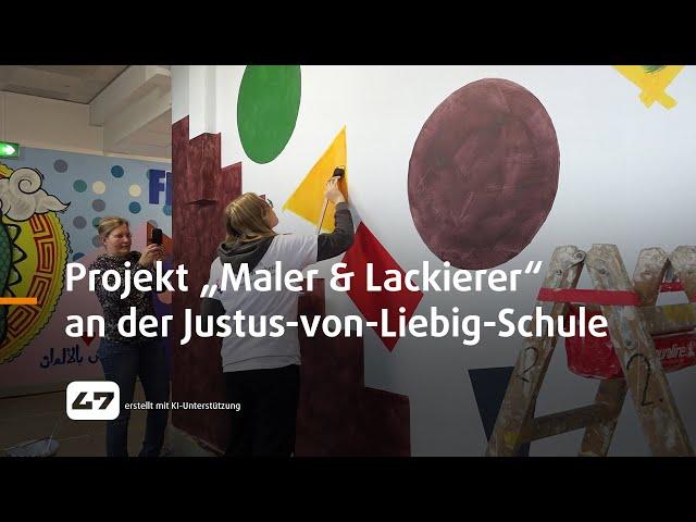 STUDIO 47 .live | BERUFSORIENTIERUNG „MALER UND LACKIERER“ AN DER JUSTUS-VON-LIEBIG-SCHULE