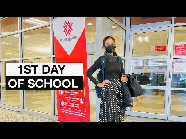 Fanshawe Welcome Kit + 1st day of class | International Student in Canada