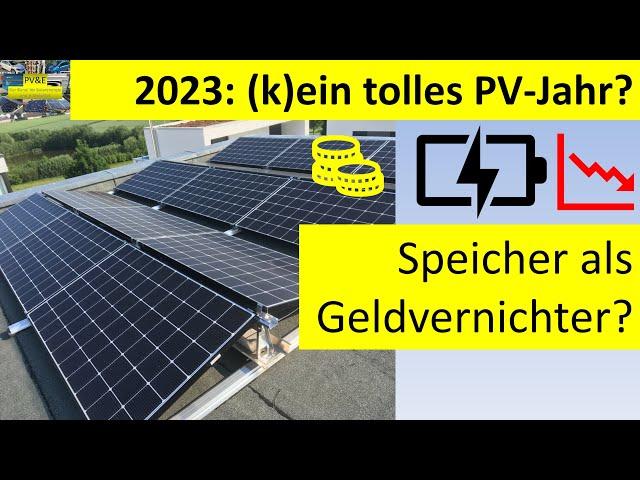 2023: Was brachte meine PV mit Speicher?  #PV #Balkonkraftwerk #PVSpeicher #photovoltaik