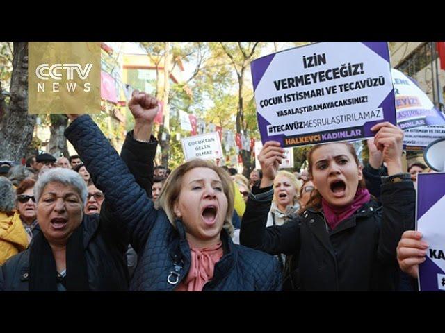 Anger in Turkey over proposed child sex bill