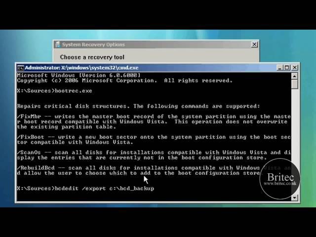 How to use the Bootrec.exe tool to repair startup issues in Windows