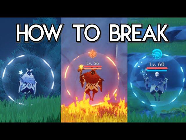 How To Break Cryo, Pyro and Hydro Abyss Mage Shields - Genshin Impact