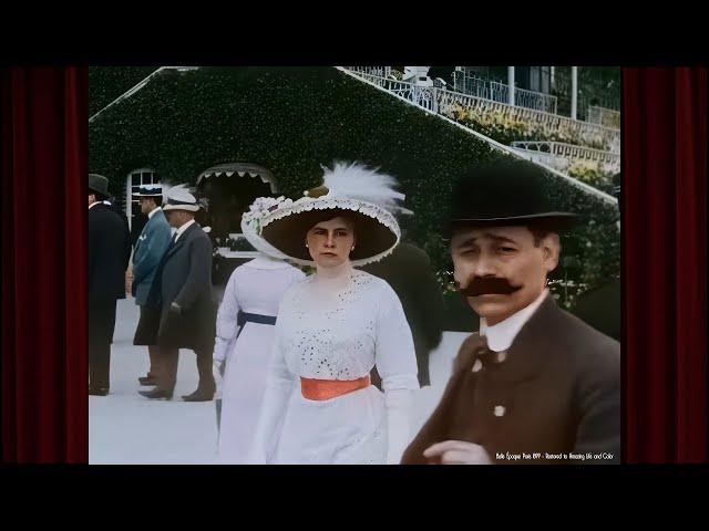 Belle Époque Paris c.1899: Silent Film Restored to Life, Color and Sound