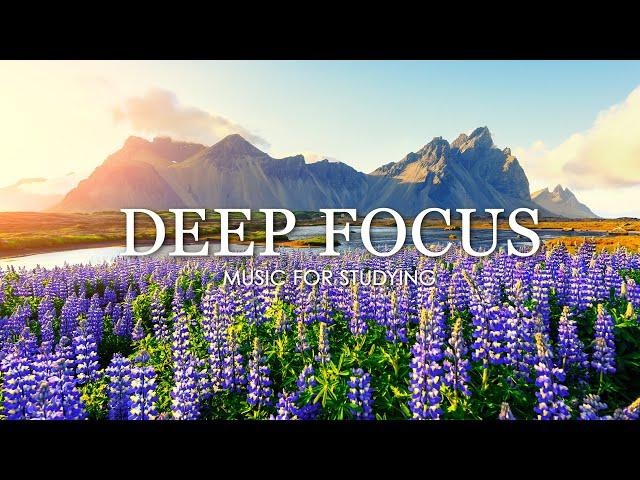 Deep Focus Music To Improve Concentration - 12 Hours of Ambient Study Music to Concentrate #202