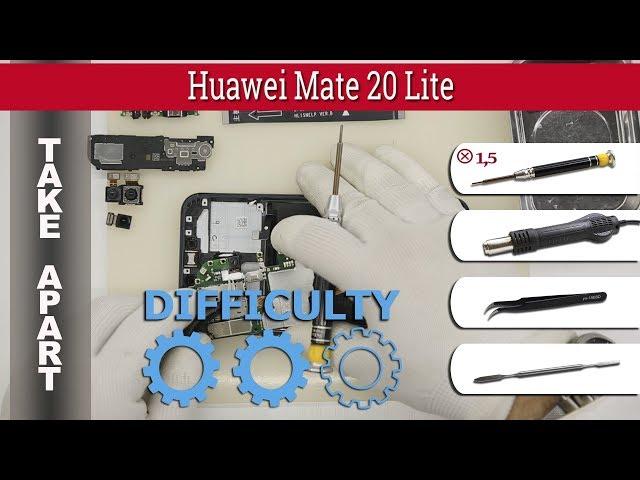 How to disassemble  Huawei Mate 20 Lite SNE-LX1 Take apart Tutorial