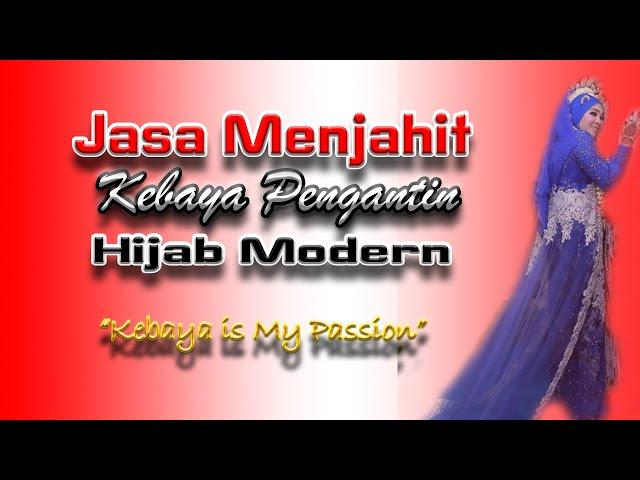 Kebaya Pengantin Muslim Modern - Penjahit Kebaya Bandung