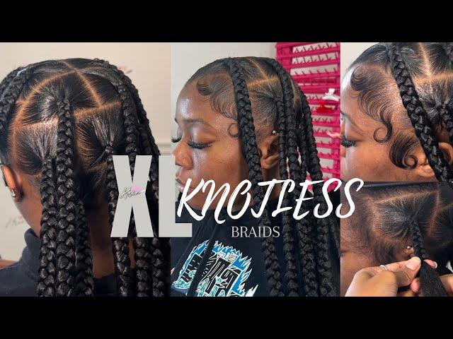 DAEDOHAIR  XL KNOTLESS TUTORIAL