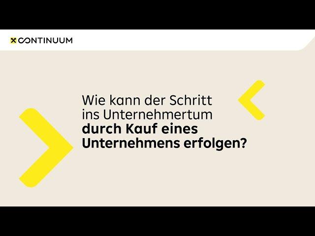 Der Schritt ins Unternehmertum durch Kauf eines Unternehmens