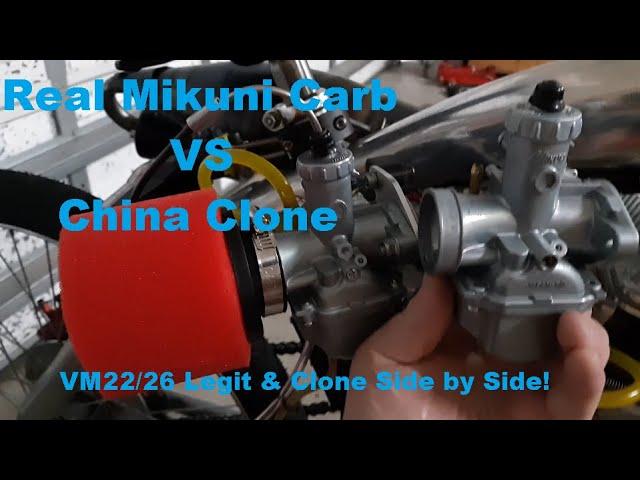 Legit Mikuni Carb Vs Mikuni China Clone, Is It Really Better? Details in Description