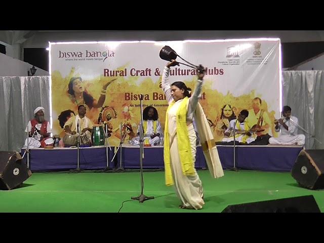 Mallika Baul performing at Biswa Bangla Haat || MusiCal || Banglanatak dot com