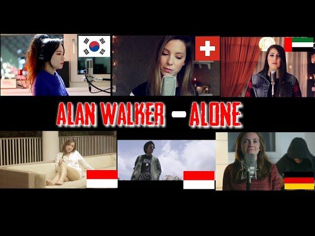 Who sang it better || Alone - Alan walker (Jerman, Swiss, Uni Emirat Arab, Indonesia & Korea)