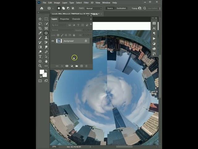 360 view Photoshop #shorts #photoshop