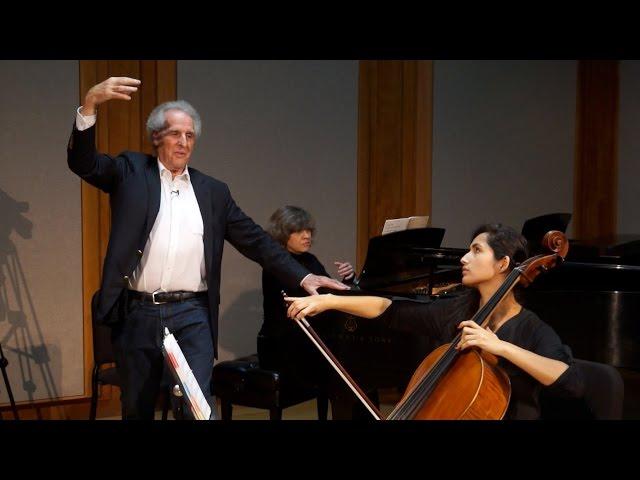 Elgar: Cello Concerto - 3rd and 4th movements (Benjamin Zander - Interpretation Class)