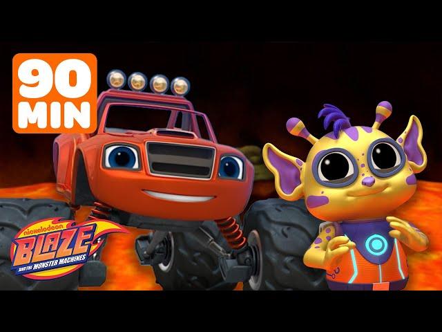 Blaze's BIG Lava Jumps, Transformations, Missions and MORE!  | Blaze and the Monster Machines