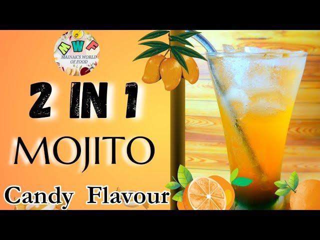 2 IN 1 MOJITOMOJITO DRINK MOCKTAIL RECIPE #food #shorts