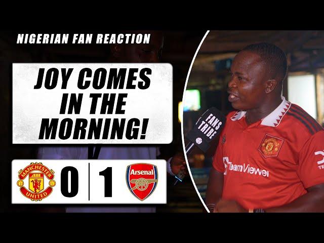 MANCHESTER UNITED 0-1 ARSENAL  ( Henry - NIGERIAN FAN REACTION) PREMIER LEAGUE  2023-24 HIGHLIGHTS