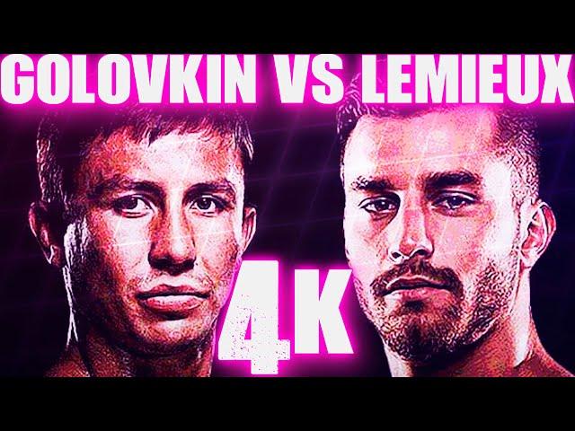 Gennadiy Golovkin vs David Lemieux (Highlights) 4K
