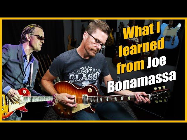 What I learned from Joe Bonamassa | Shawn Tubbs