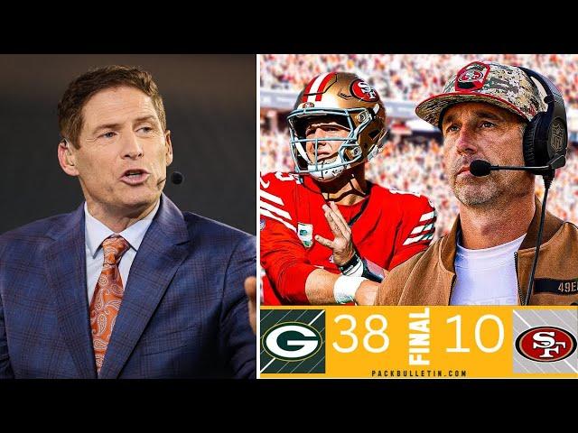 "Fire Kyle Shanahan!" - Steve Young GOES CRAZY to 49ers’ 38-10 blowout loss to Packers in Week 12