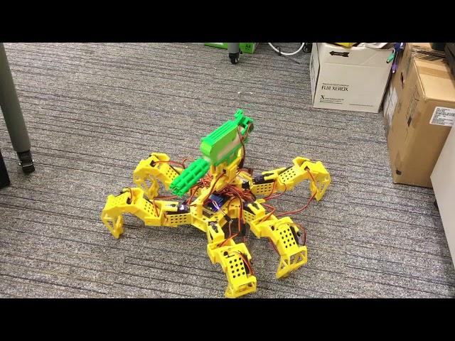 War Machine - 3D Printed 18DOF  Hexapod Battle Bot