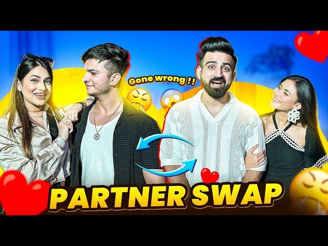 PARTNER SWITCH FOR 24 HOURS  END MEIN FIGHT HO GAYI @rajatswativlogs #funny #prank #switch