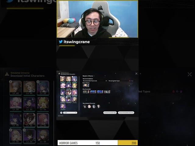 F2P team comp for World 6 of Simulated Universe