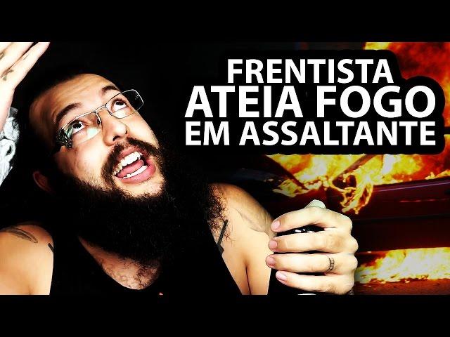 FRENTISTA ATEIA FOGO EM ASSALTANTE - GIRO DE QUINTA