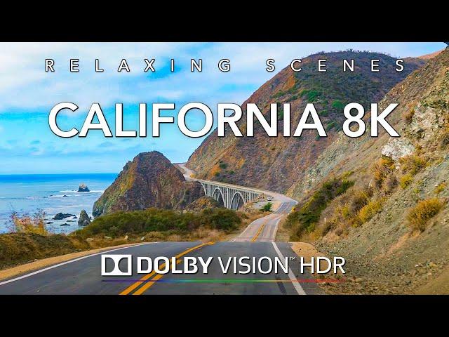 Driving California Central Coast in 8K Dolby Vision HDR - Morro Bay to Pebble Beach