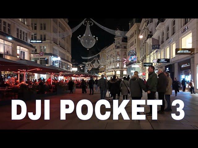 DJI Pocket 3, Low Light Mode || Backpack Clamp Holder