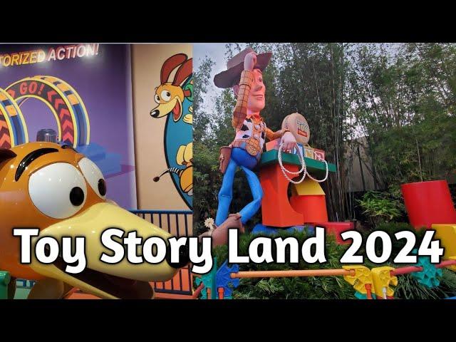 Toy Story Land / Hollywood Studios 2024 with Slinky Dog Dash