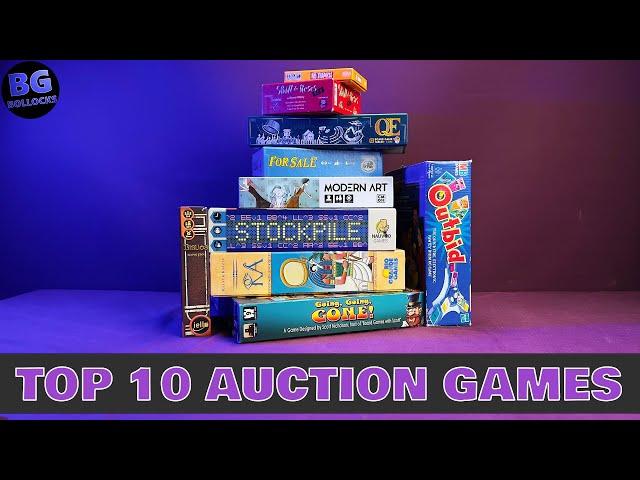 Top 10 Auction/Bidding Board Games