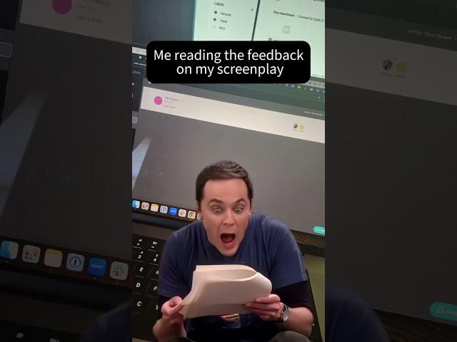 POV: Reading feedback on my screenplay