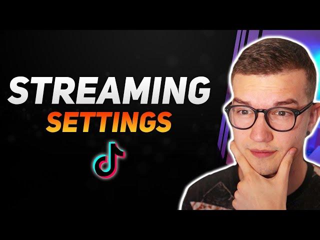 BEST TikTok Live Studio Streaming SETTINGS 2023 (NO LAG)