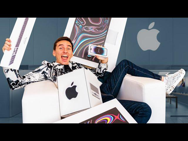 MEGA APPLE UNBOXING !!! (most expensive set-up)