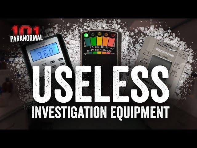 Paranormal 101 | Useless Investigation equipment | Paranormal Investigators of Milwaukee