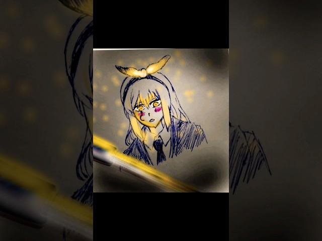 Drawing Lemon Irvine from Mashle: Magic and Muscles. #shorts  #mashlemagicandmuscles #timelapse