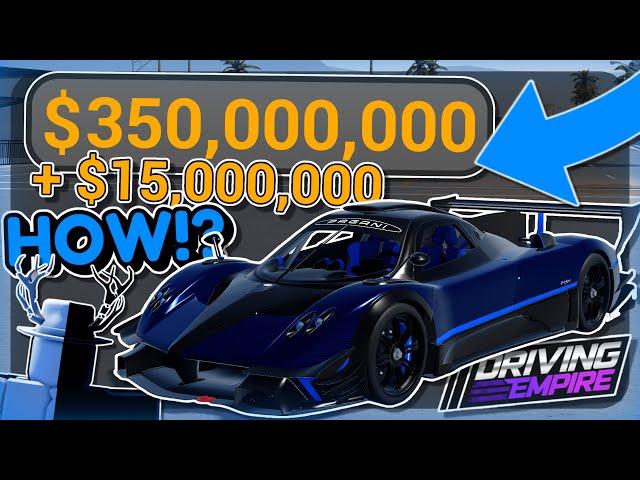 How I have $350 MILLION in ROBLOX DRIVING EMPIRE!!