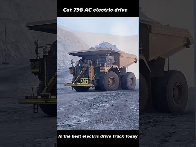 The Cat 798 AC truck provides higt efficiency and uphill capability #cat798ac #truck #mining